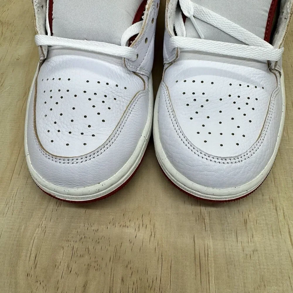 NEW sz 12 Nike Air Jordan 1 Mid SE Shoes White Lobster Dune Red FJ3458-160